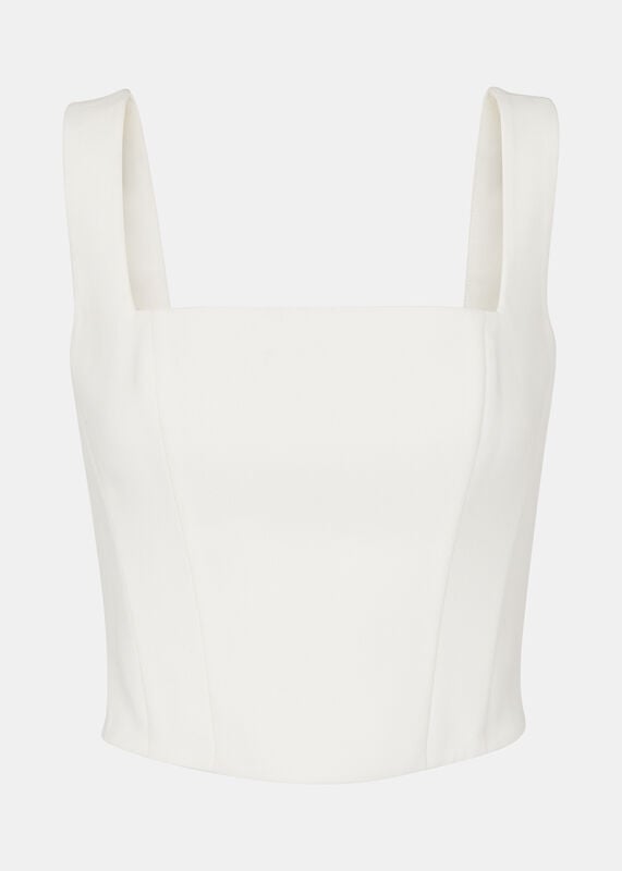 Ivory Structured Corset Bridal Top